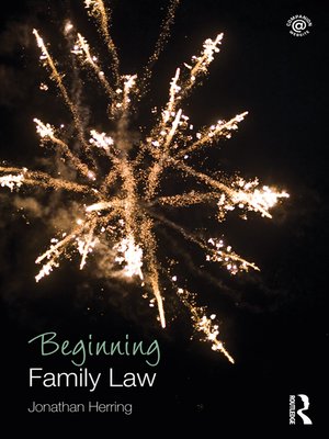 cover image of Beginning Family Law